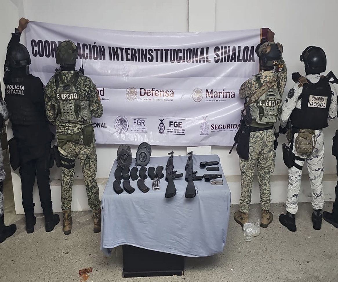 $!Más de 5 mil cartuchos y 20 explosivos: el saldo del operativo en Misiones, Mazatlán