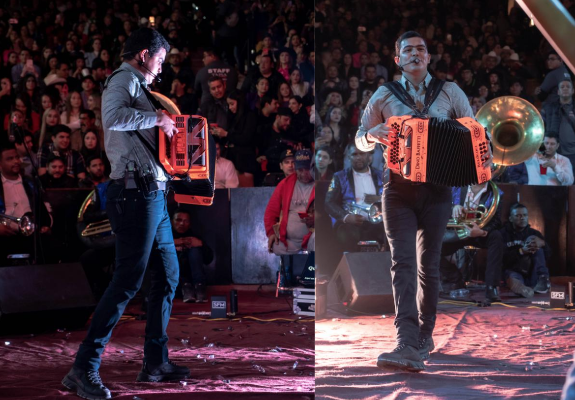 $!Abarrota Grupo Arriesgado en su debut en el Palenque de Culiacán