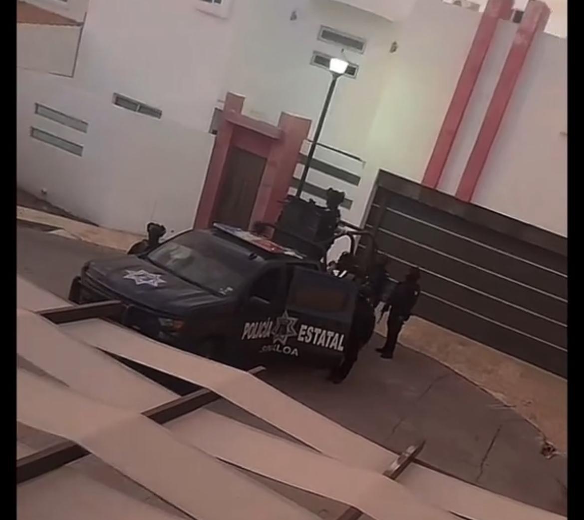 $!Operativo en fraccionamiento Santa Sofía genera expectación en redes sociales