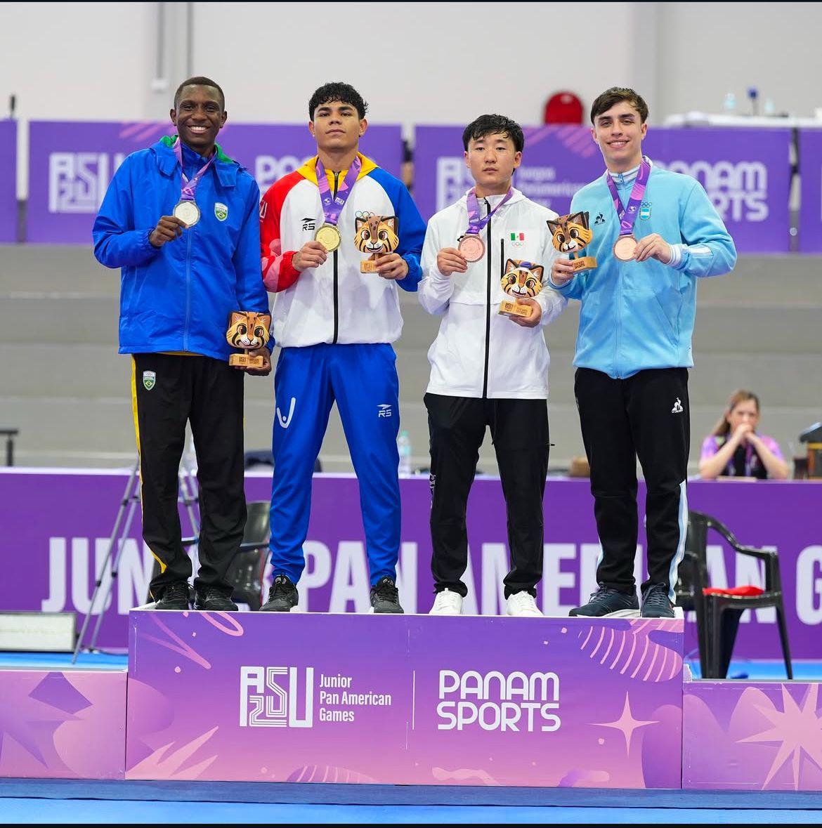 $!Sinaloense Hayato Yoshii se cuelga el bronce en Asunción 2025 tras vibrante jornada de combates