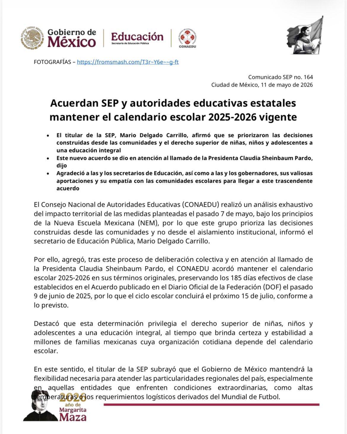 $!SEP da marcha atrás: ciclo escolar terminará hasta el 15 de julio
