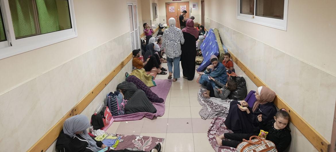 $!El hospital Al Shifa se está utilizando como refugio para familias desplazadas en Gaza.