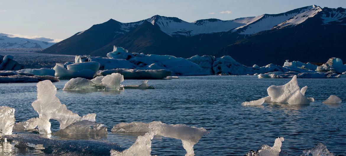 $!Laguna glaciar de Jökulsárlón, en el sureste de Islandia.