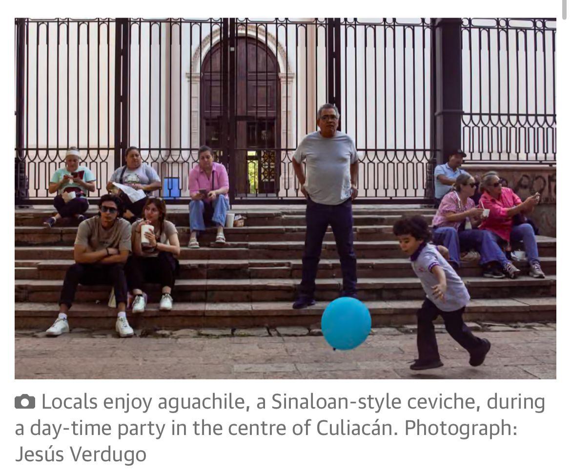 $!Parte del reportaje publicado en el diario inglés.