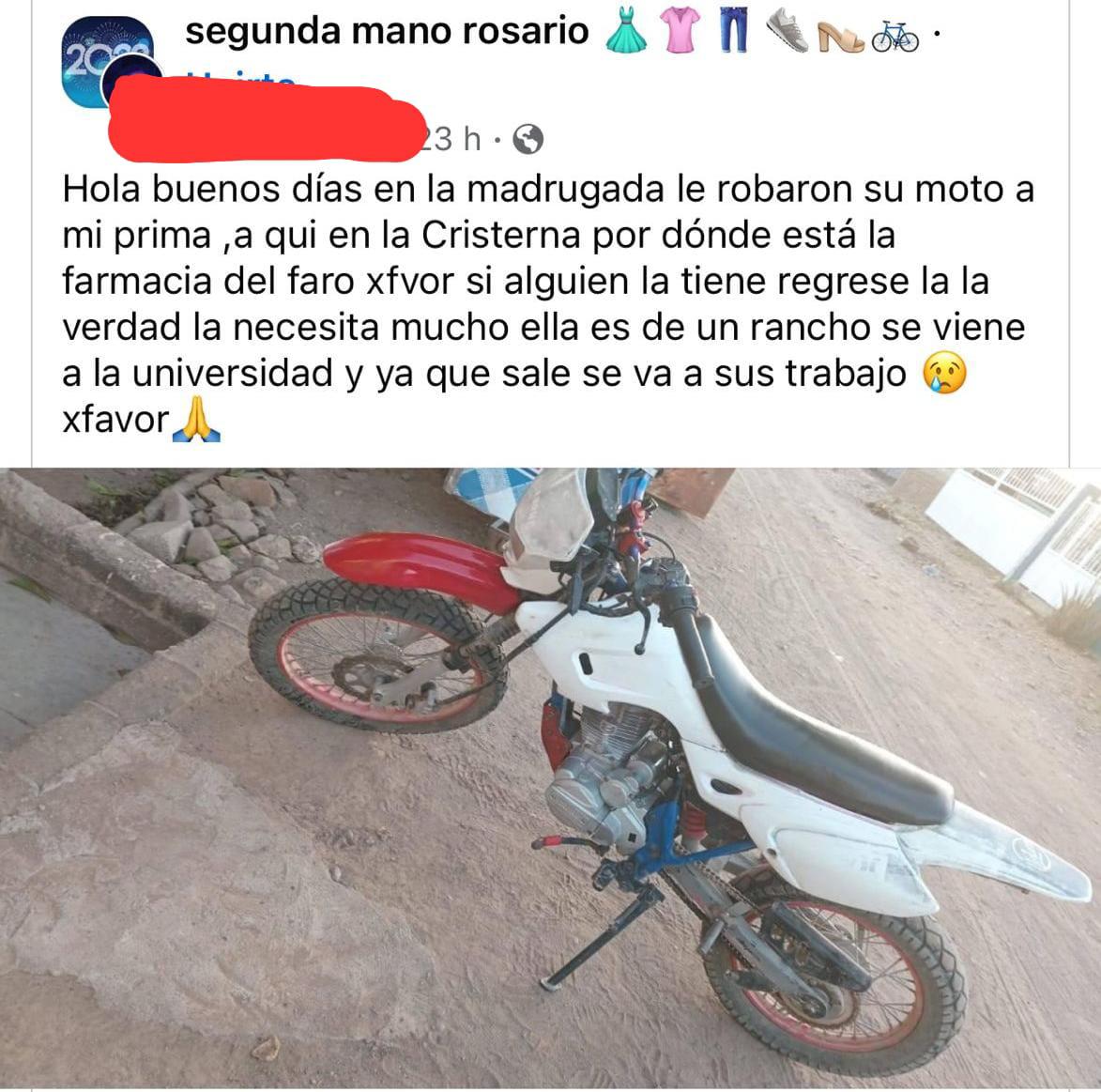 $!Niega director de Seguridad ola de robos de motos en El Rosario