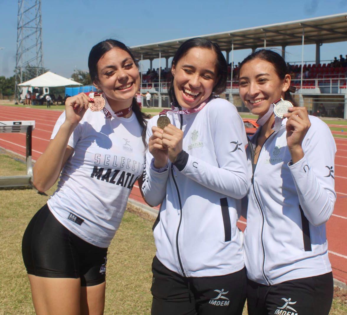 $!Brilla Mazatlán en el arranque del estatal de atletismo