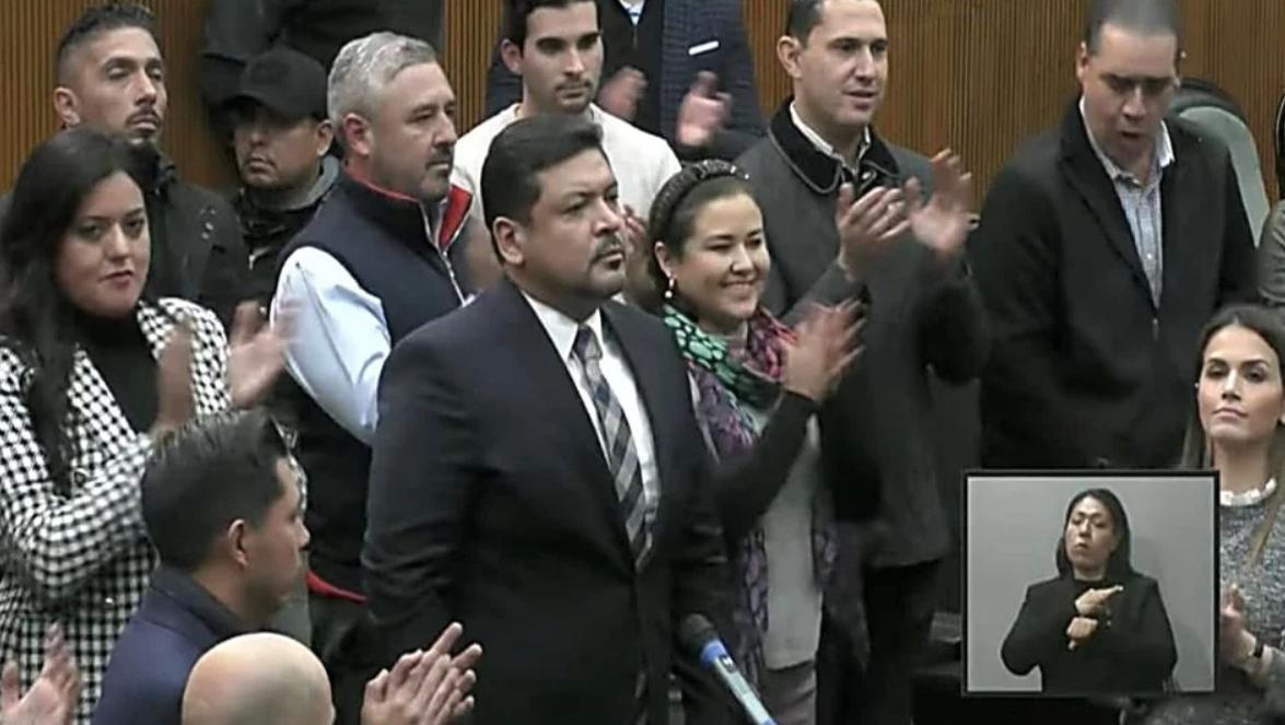 $!Congreso de Nuevo León designa al vicefiscal Luis Enrique Orozco, como gobernador interino