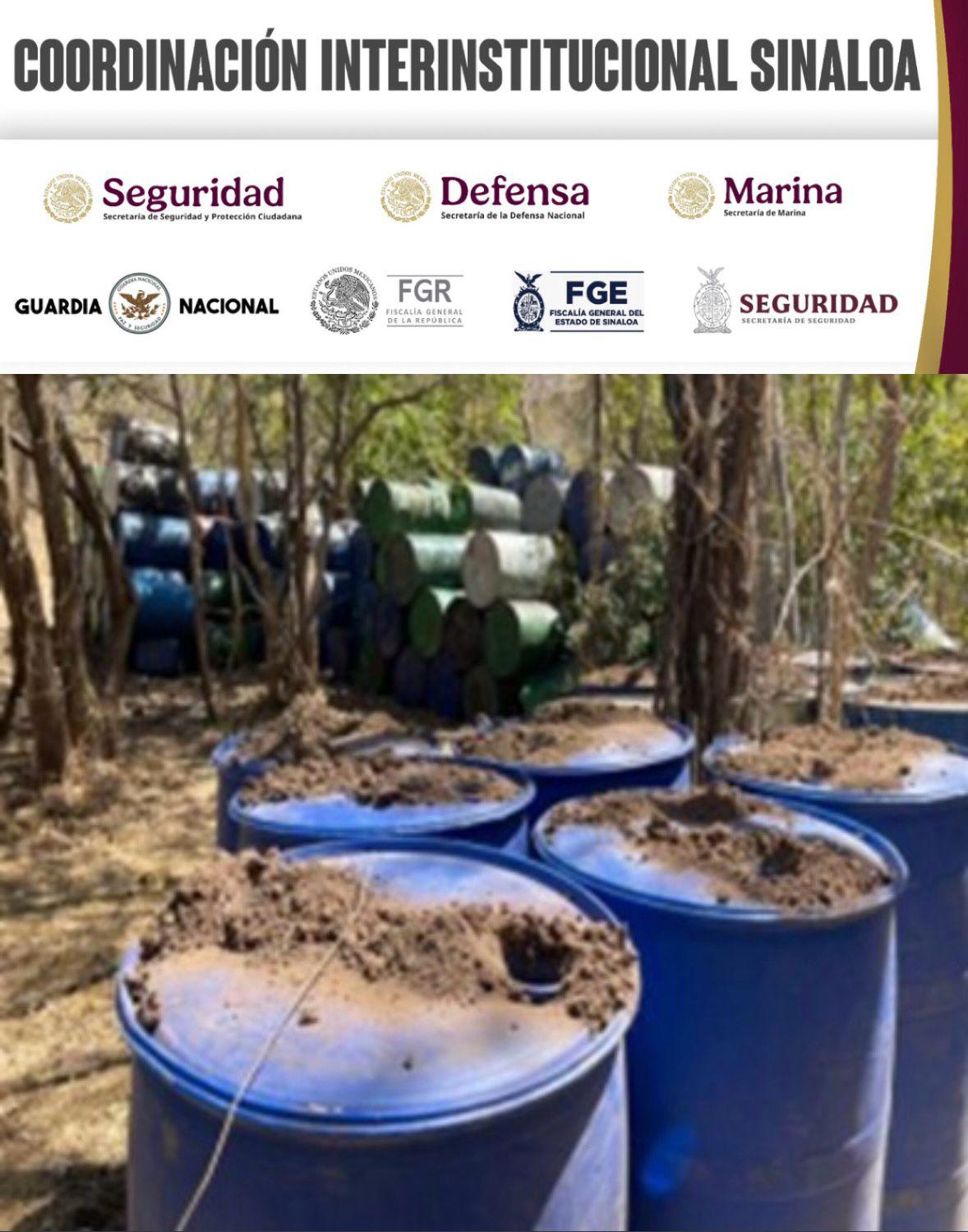 $!Aseguran 11 laboratorios para la creación de drogas en Sinaloa