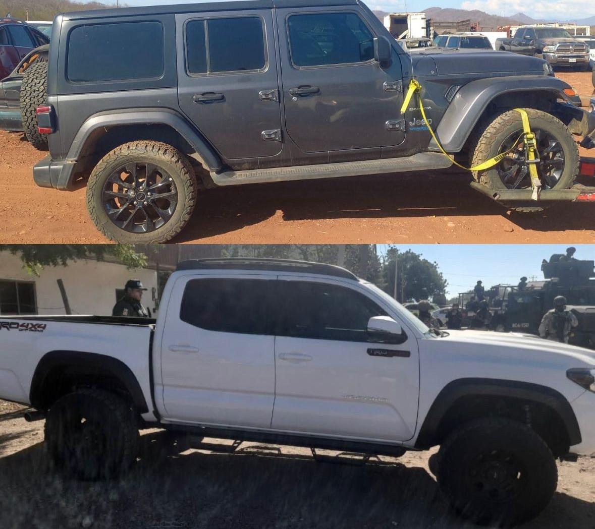 $!Aseguran ocho vehículos robados en operativos en Culiacán y Navolato