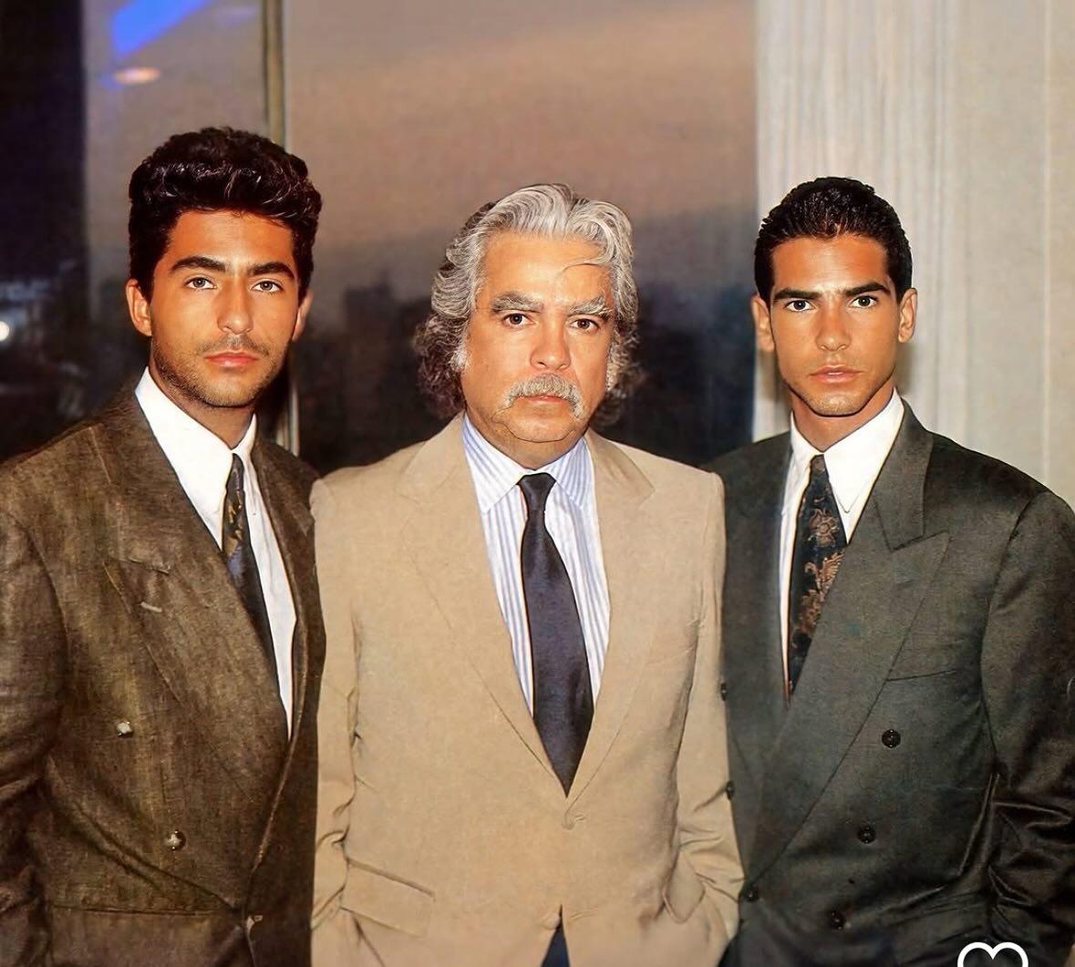 $!Raúl y Armando Araiza con su padre Raúl Araiza Cadena (qpd).