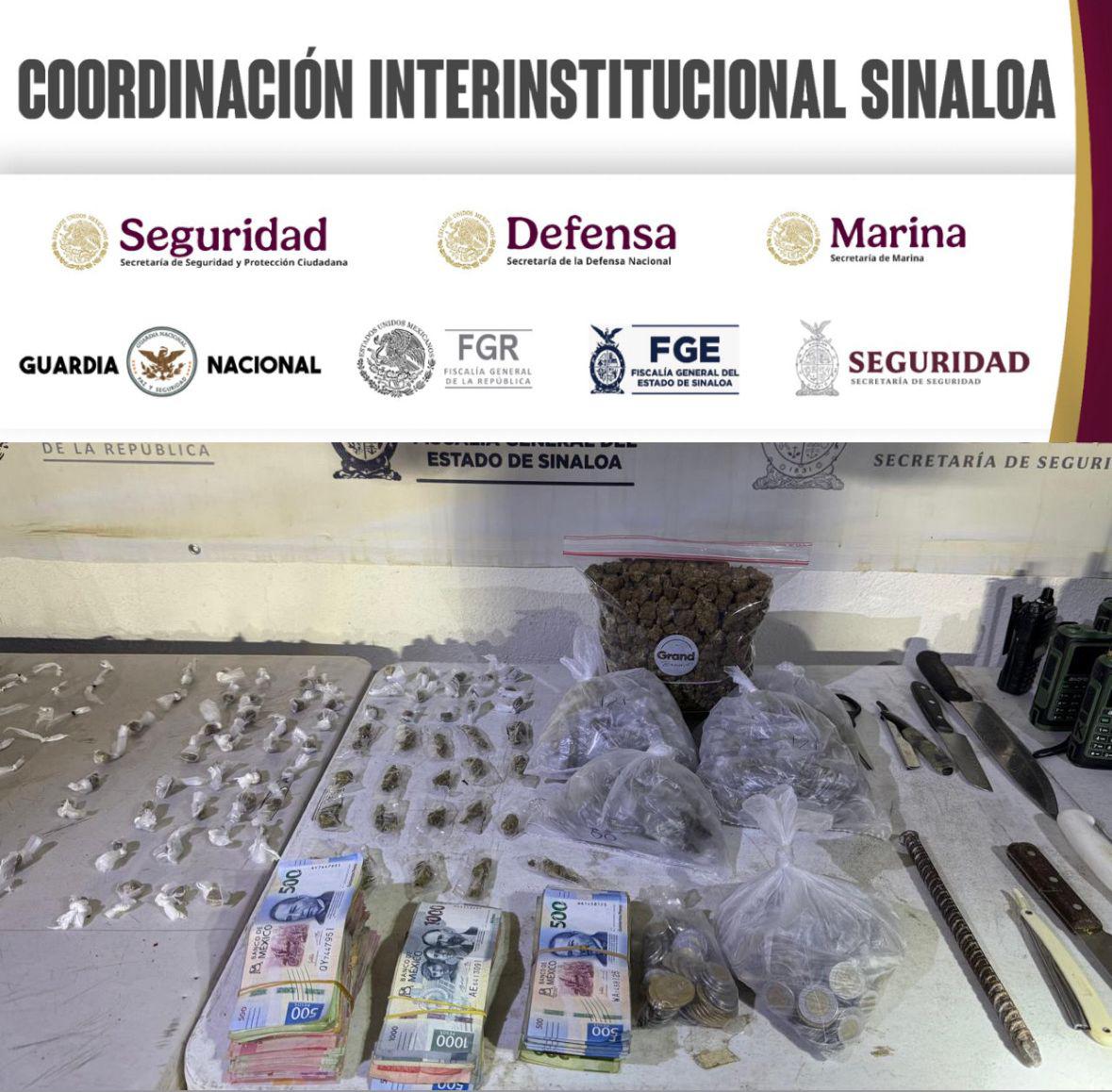 $!Hallan dos fusiles y más de 100 mil pesos en efectivo dentro del Penal de Aguaruto