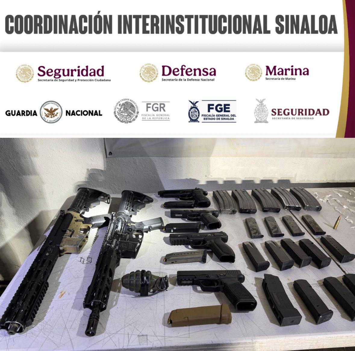 $!Hallan dos fusiles y más de 100 mil pesos en efectivo dentro del Penal de Aguaruto