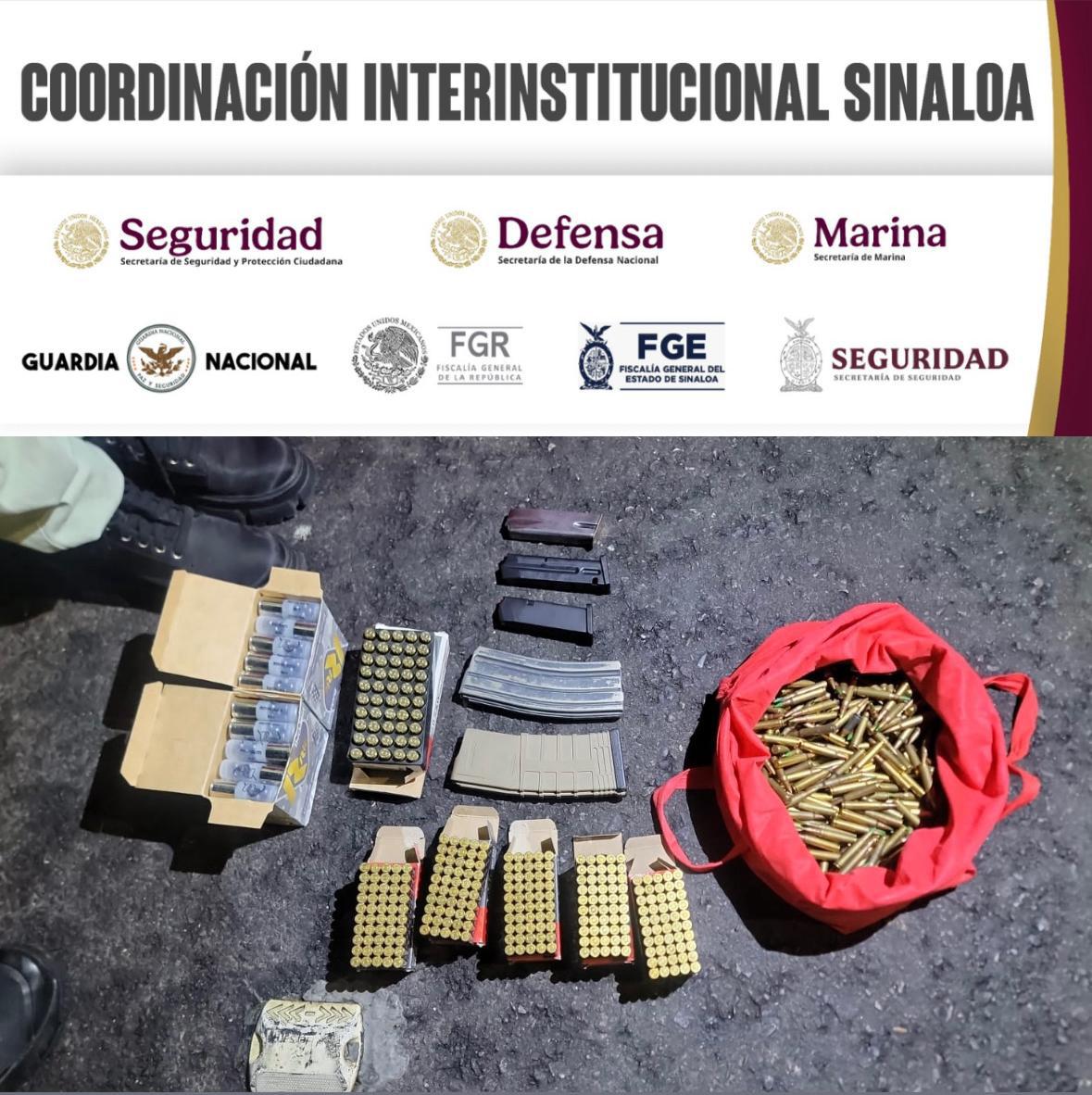 $!Detienen a mujer con más de 600 cartuchos y cargadores en un autobús en Culiacán