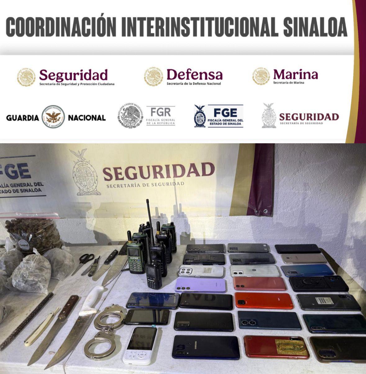 $!Hallan dos fusiles y más de 100 mil pesos en efectivo dentro del Penal de Aguaruto