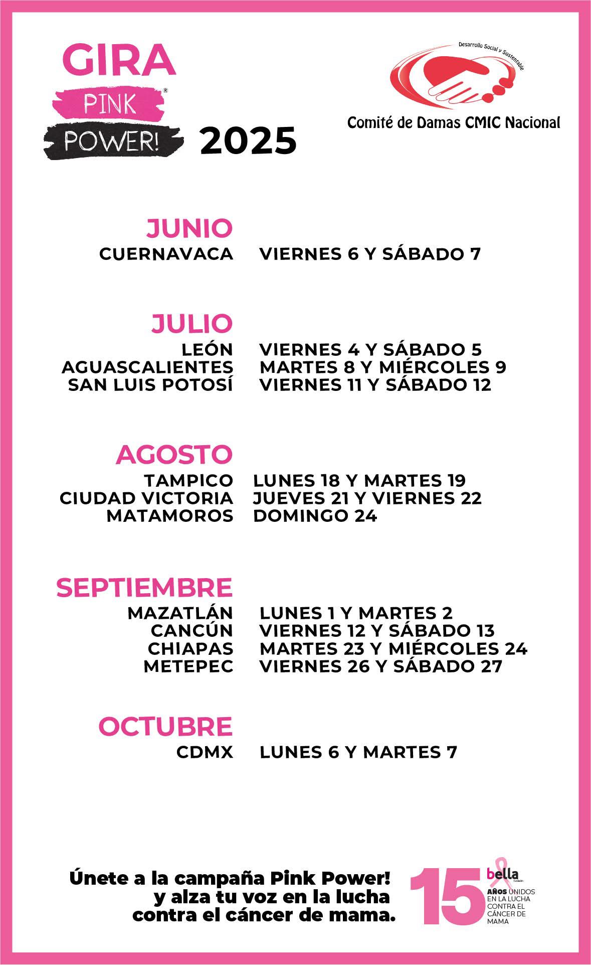 $!Campaña Pink Power de lucha contra el cáncer de mama regresa a Mazatlán en septiembre