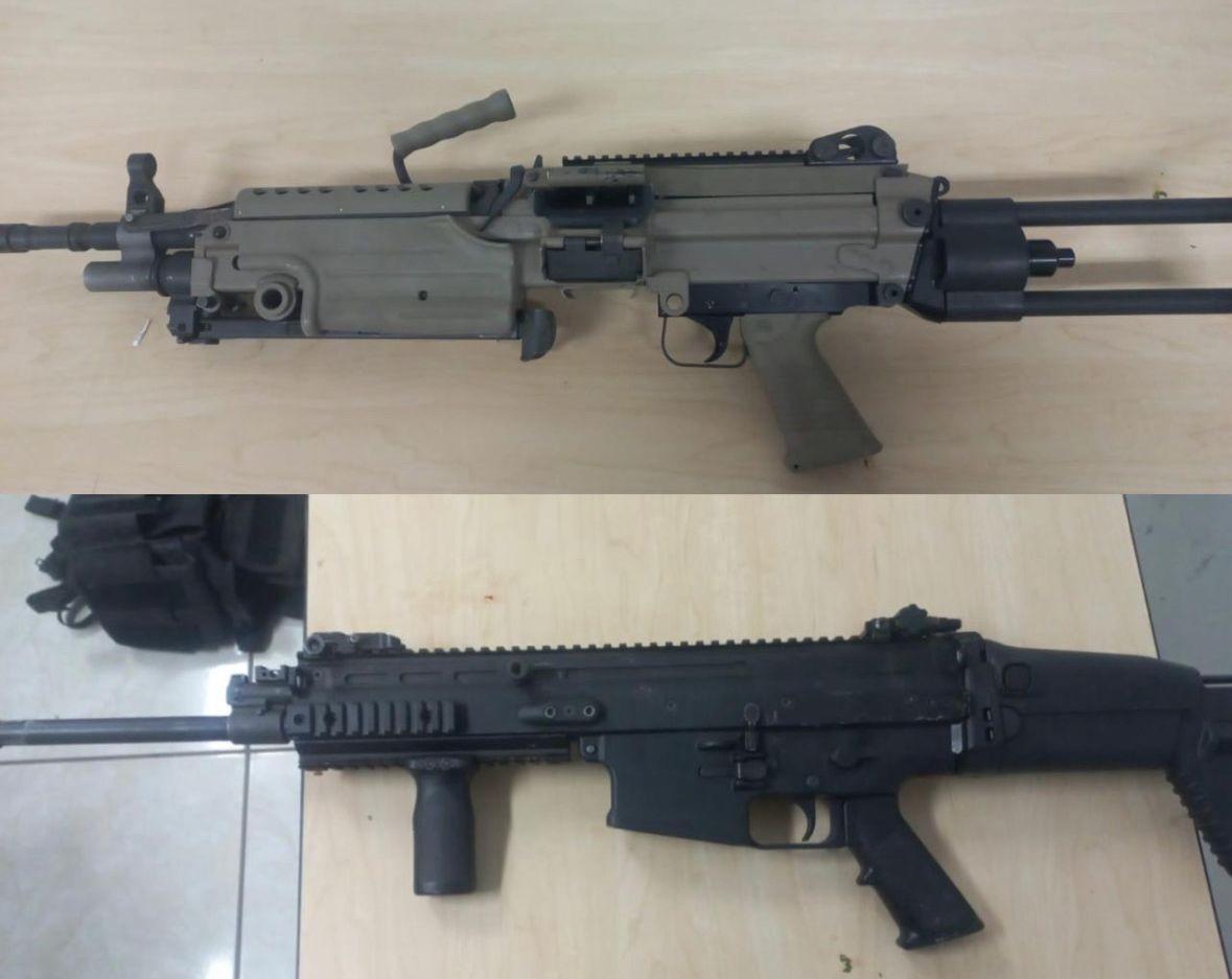 $!Detienen a cinco civiles tras agresión en La Palma; aseguran armamento, equipo táctico y vehículo blindado