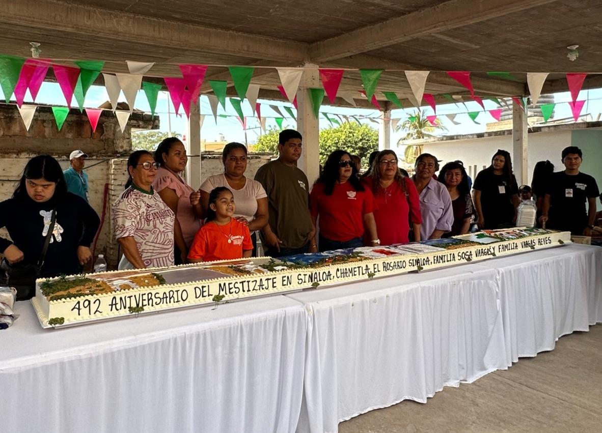 $!Celebra Chametla el 492 Aniversario del Mestizaje en Sinaloa