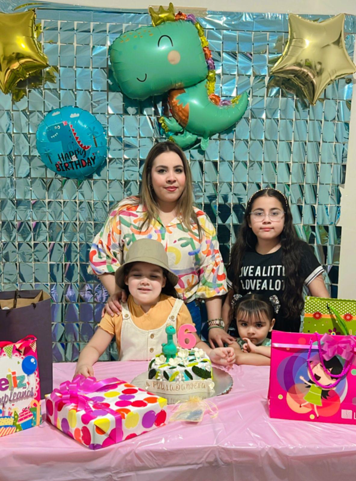 $!Paula Daniela festeja con pastel su sexto año de vida