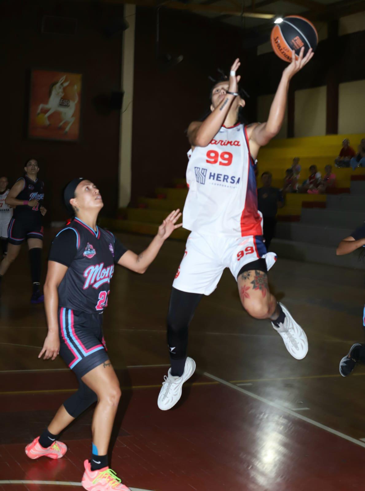 $!Marinas Basketball barre a Monjas de Guasave y liga su sexto triunfo en Cibapac