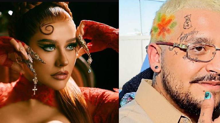 Christian Nodal y Christina Aguilera estrenan ‘Cuando me dé la gana’