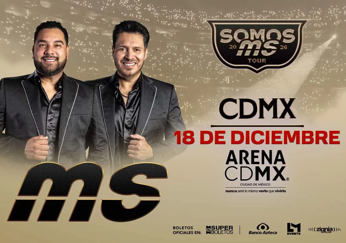 $!El concierto de Banda MS en la Arena CDMX se realizará el 18 de diciembre.
