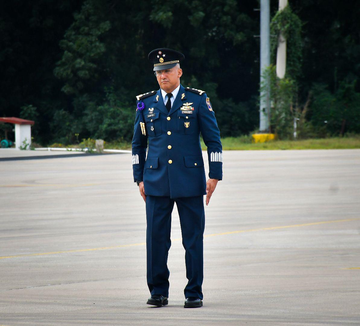 $!Rinde protesta Édgar Emmanuel Campos como Comandante de la 9ª Zona Aérea Militar en Culiacán