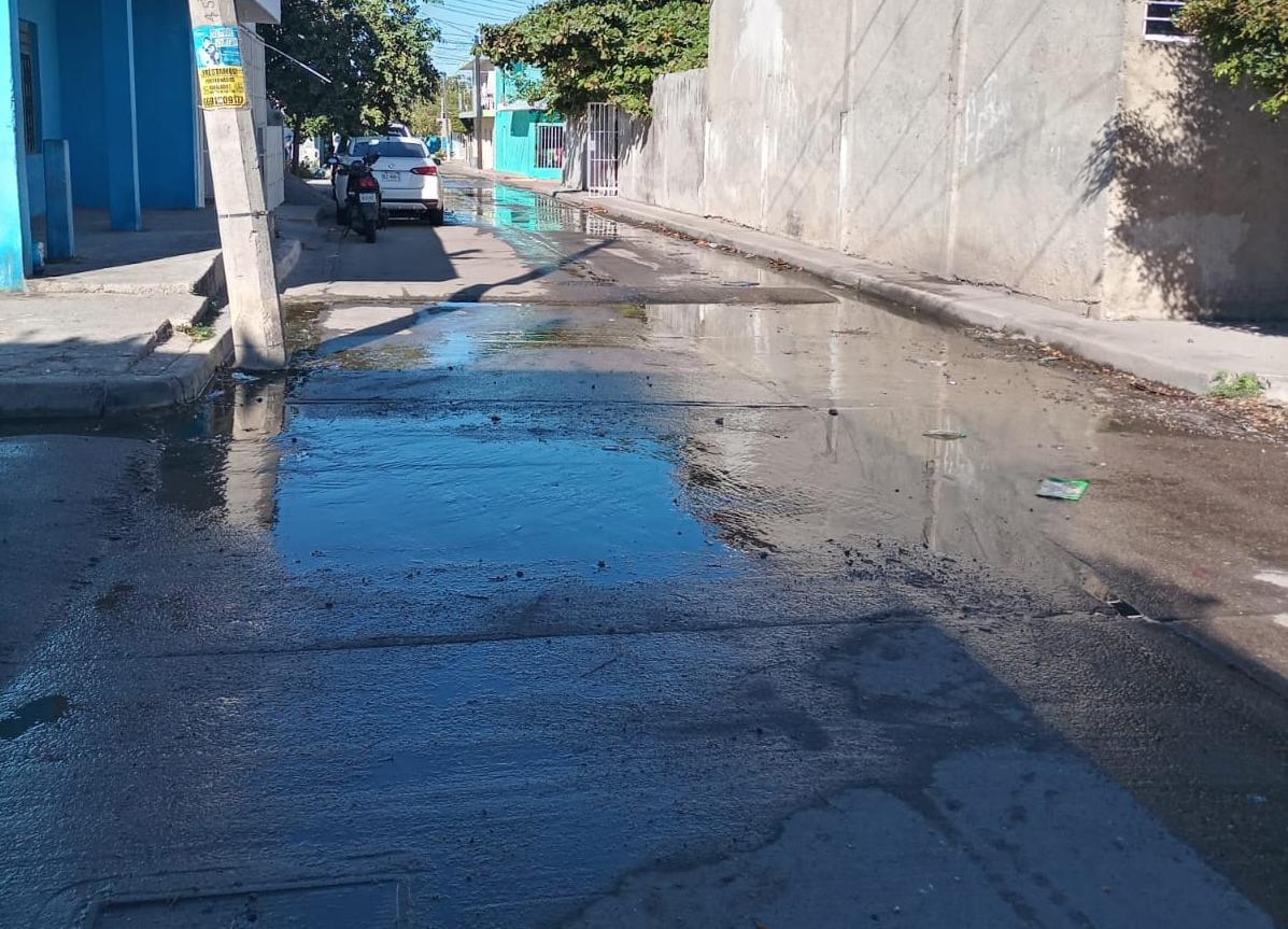 $!Viven en la colonia 20 de noviembre con fuga de aguas negras desde hace más de un año