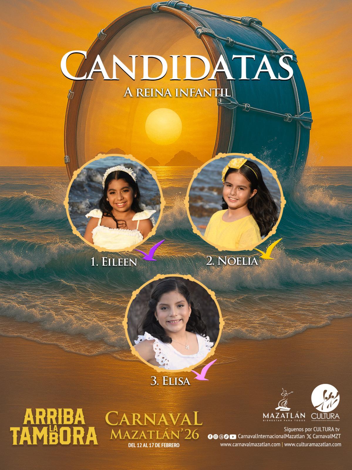 $!Candidatas a Reina Infantil.