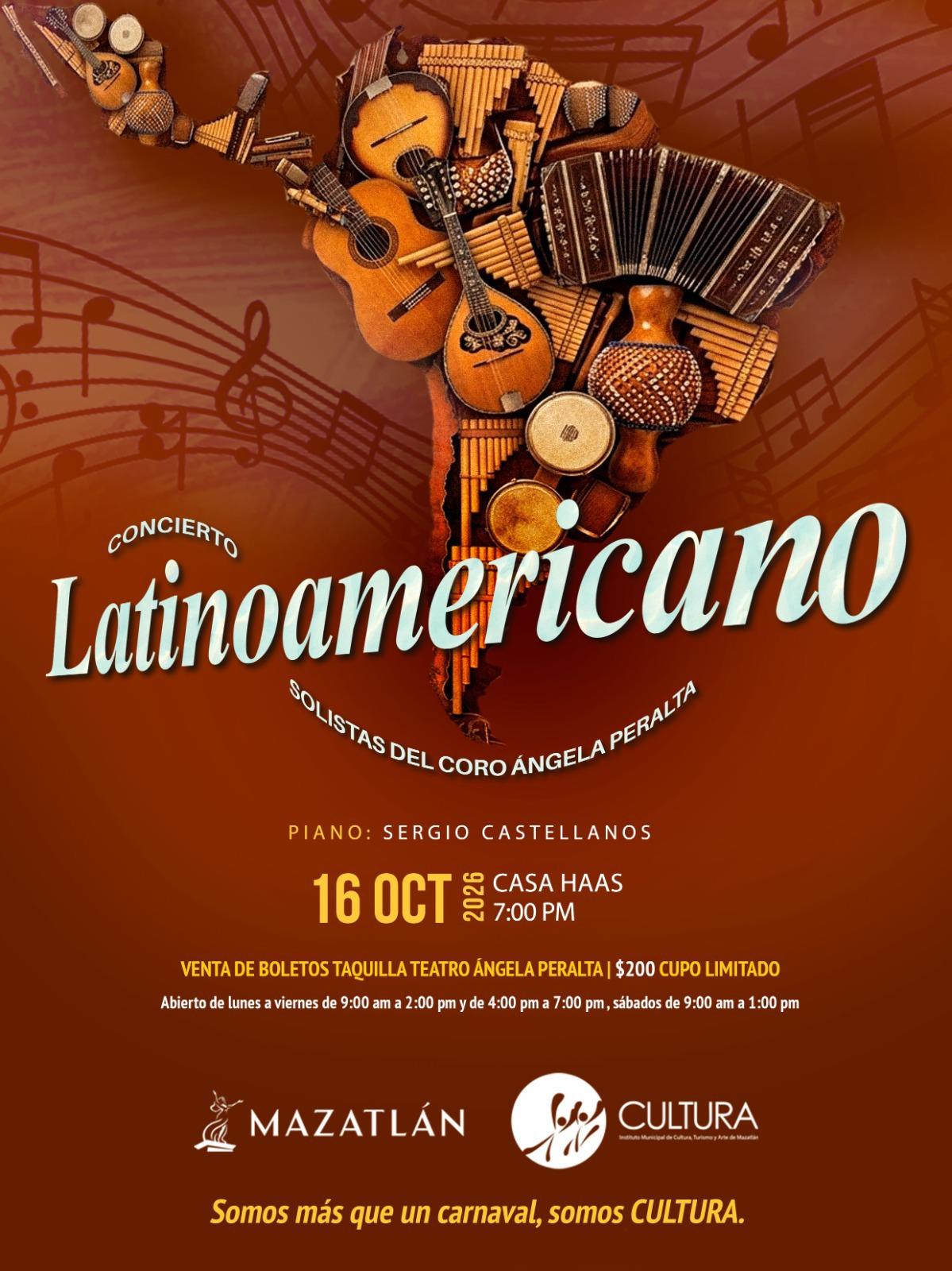 $!El maestro Sergio Castellanos acompañará a los solistas en una velada dedicada a las canciones y composiciones de América Latina.