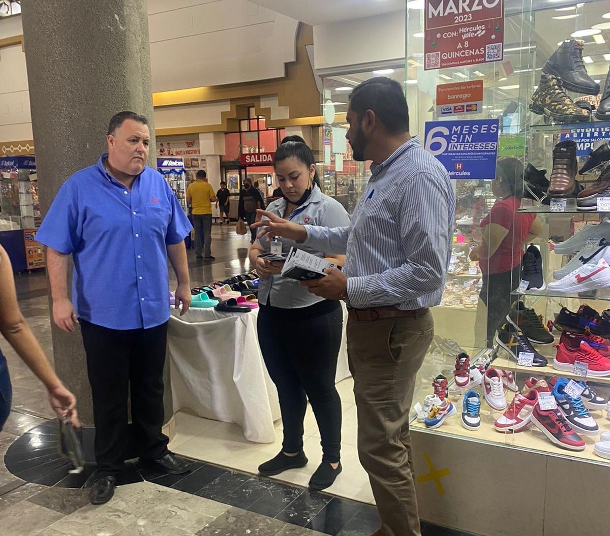 $!En Mazatlán, la campaña ‘Comercio Seguro’ llega a Plaza Ley del Mar