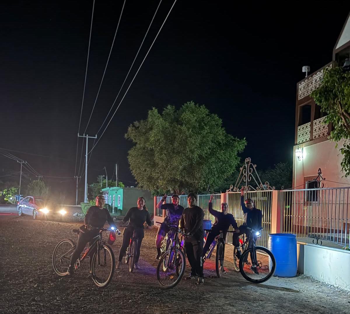 $!Ciclistas peregrinan desde Agua Verde en honor a la Virgen del Rosario