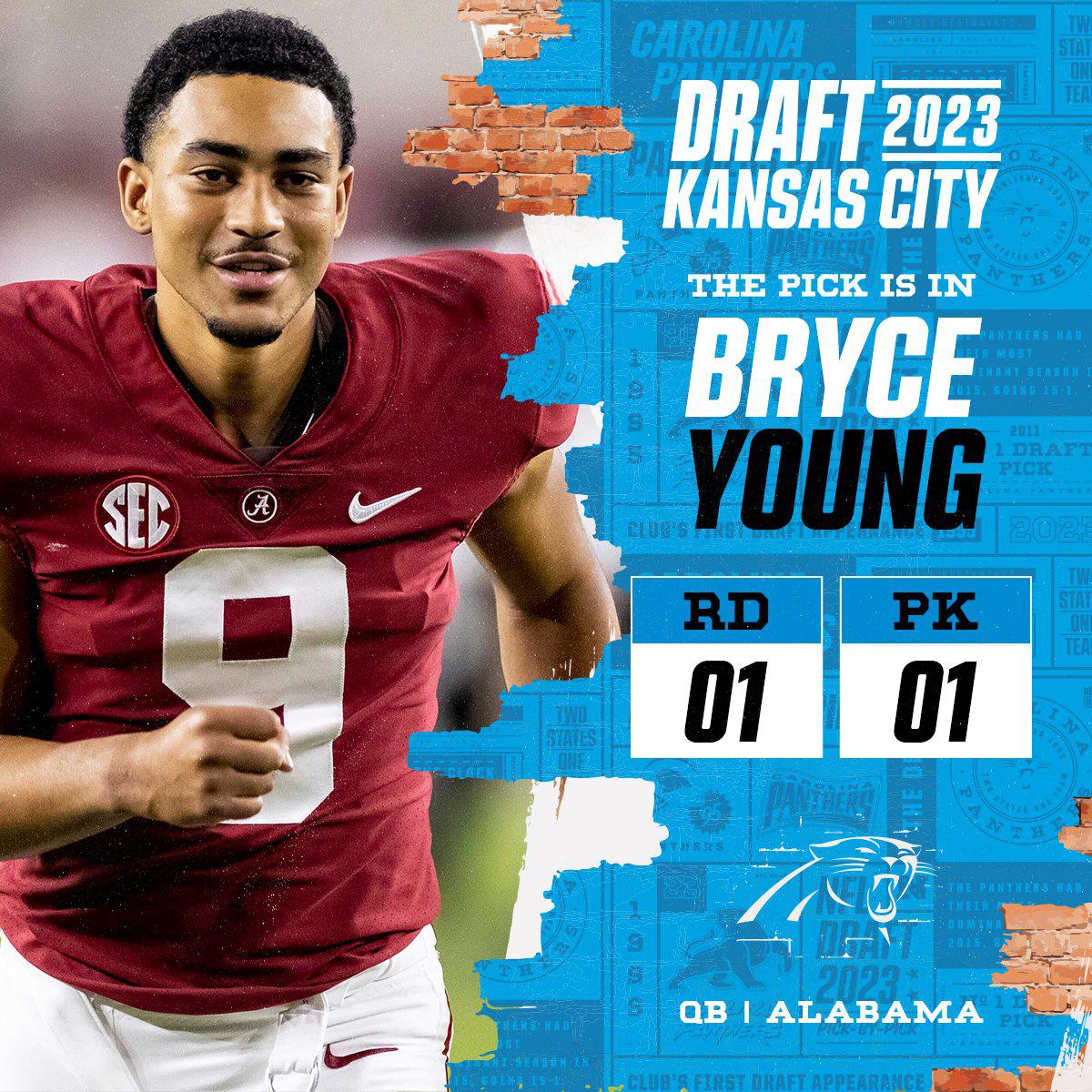 $!Bryce Young, primera selección del Draft 2023 de la NFL