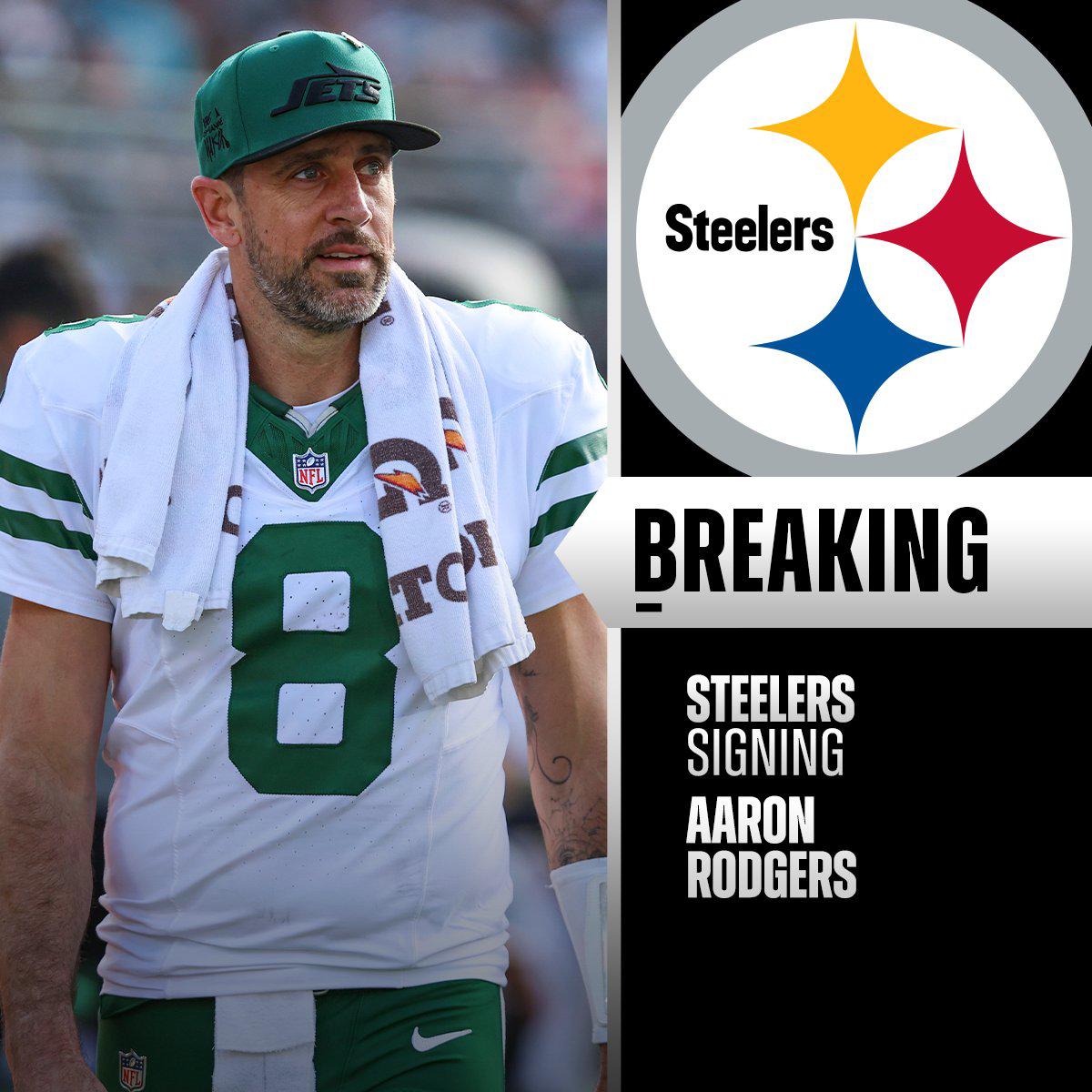 $!Aaron Rodgers se une a los Steelers en busca de redención