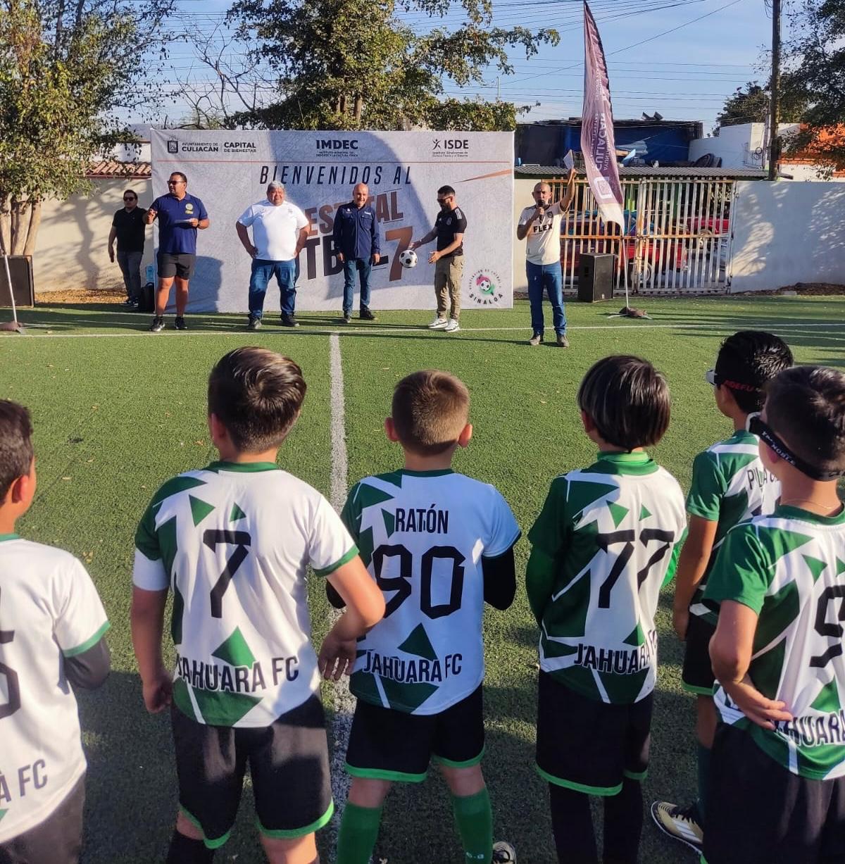 $!Se inaugura Torneo Estatal Infantil de Futbol 7 en Culiacán