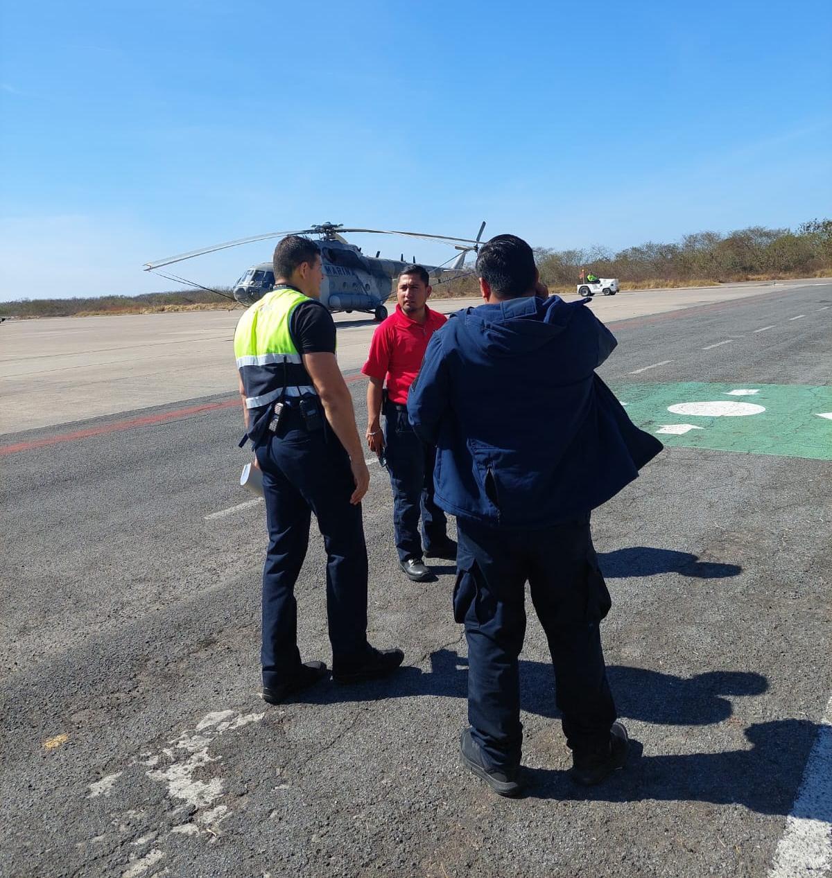 $!Inspecciona PC instalaciones y funcionamiento de prevención en aeropuerto de Mazatlán