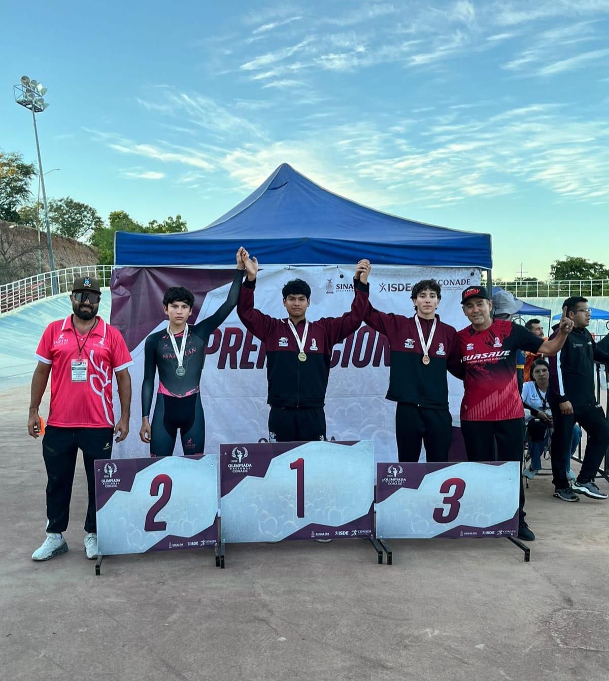 $!Mazatlán brilla en ciclismo estatal: cuatro medallas rumbo a la Olimpiada Nacional Conade 2026