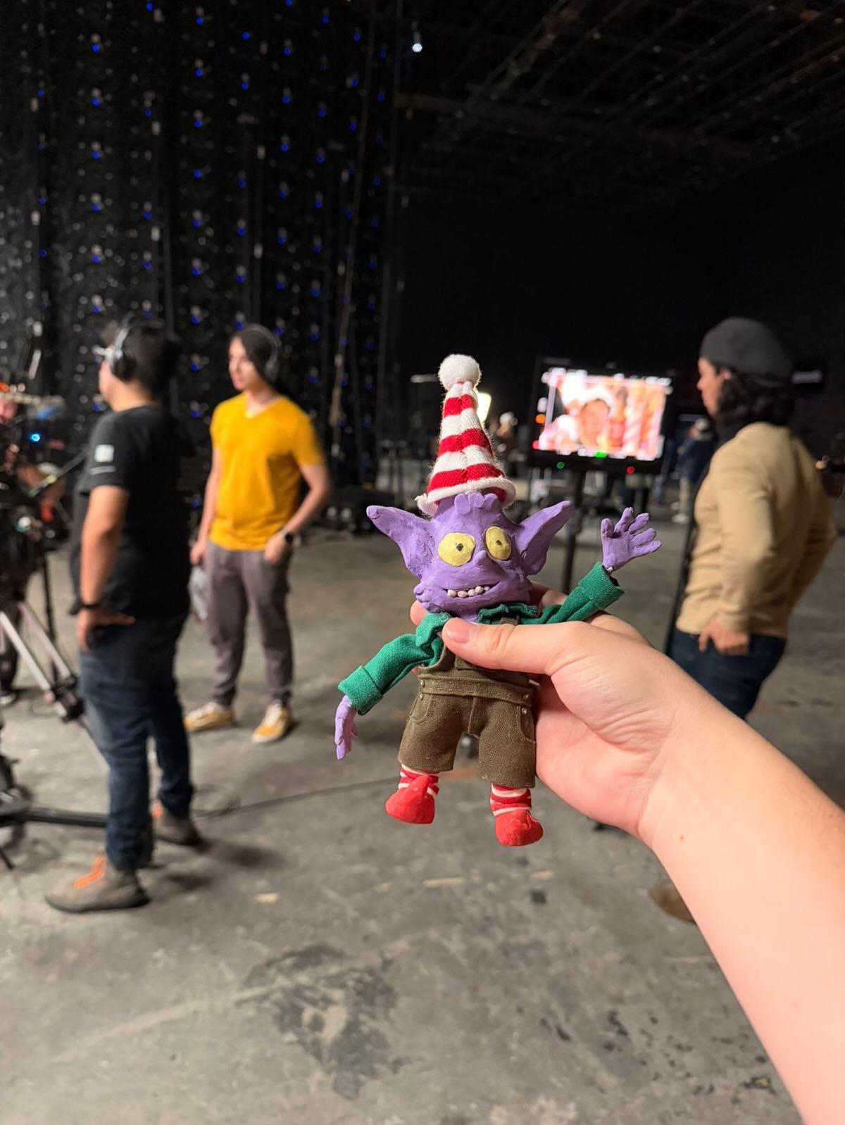 $!El cortometraje ‘Leche y galletas’ junta animación stop motion y acción en vivo.