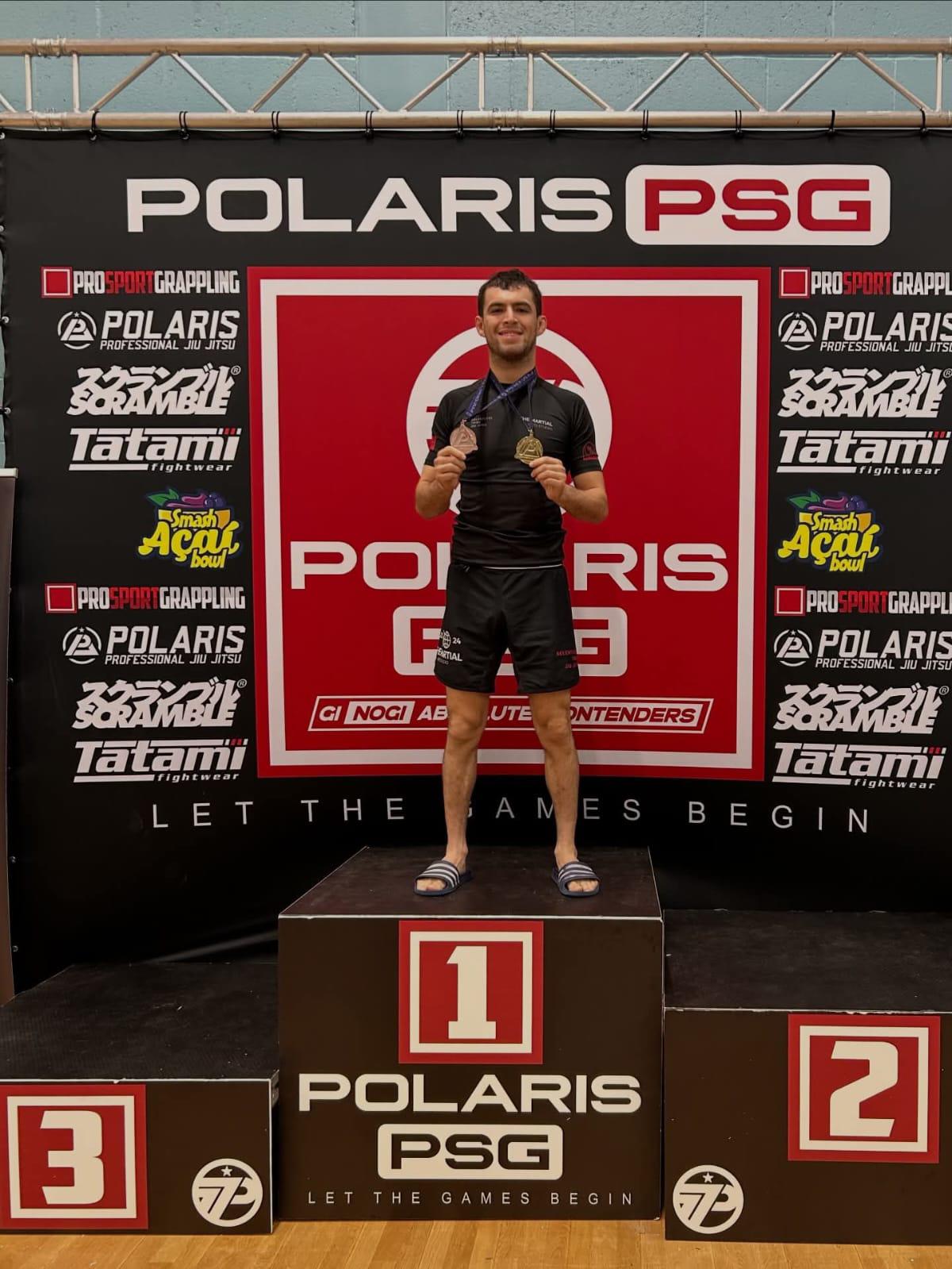 $!Vuelve deportista mazatleco Jorge Sánchez con doble medalla del Polaris PSG