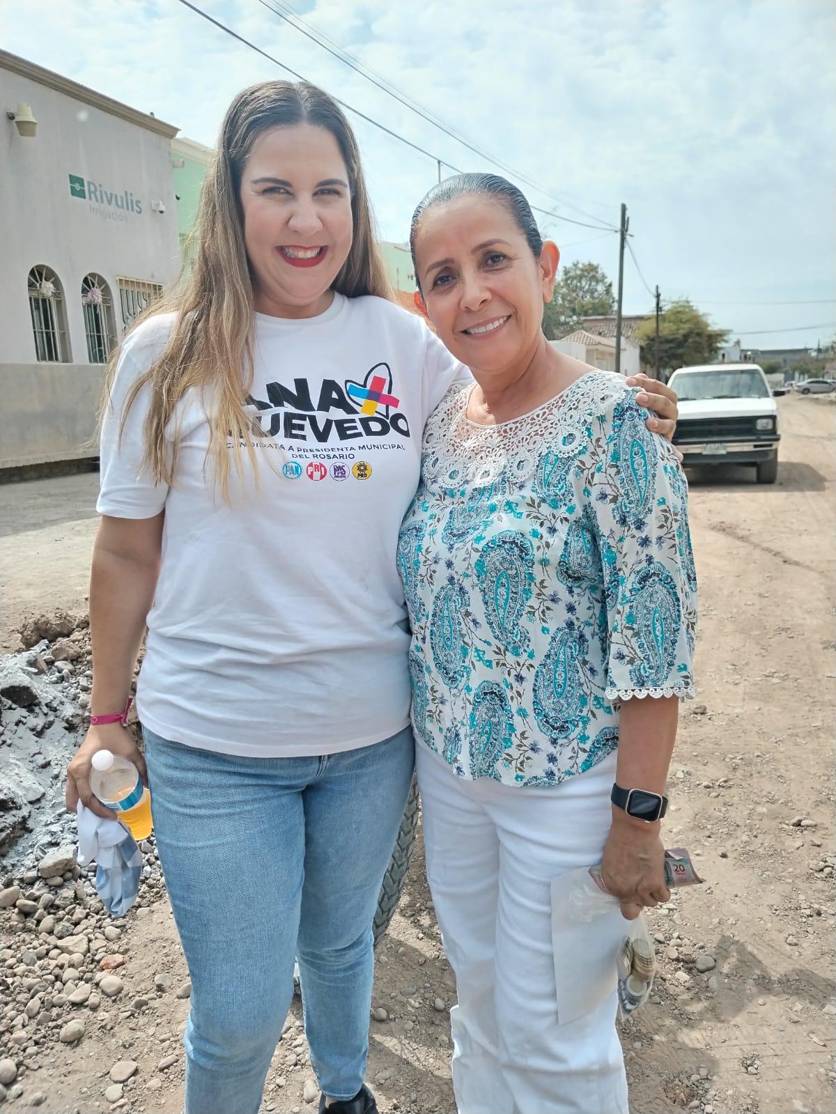 $!Ana Quevedo dice que, de ganar la alcaldía, buscará soluciones para atender el desabasto de agua en Rosario