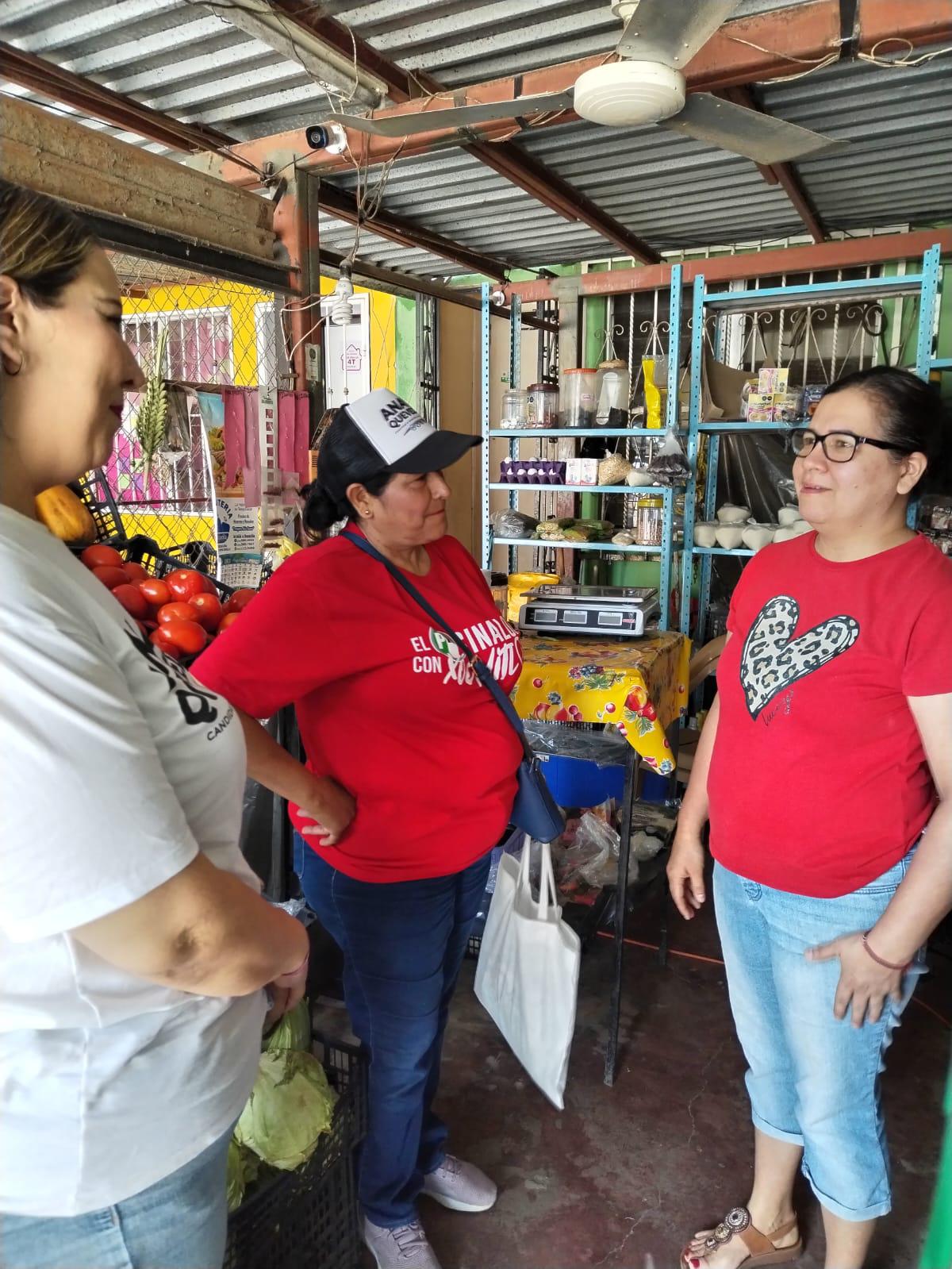 $!Ana Quevedo dice que, de ganar la alcaldía, buscará soluciones para atender el desabasto de agua en Rosario