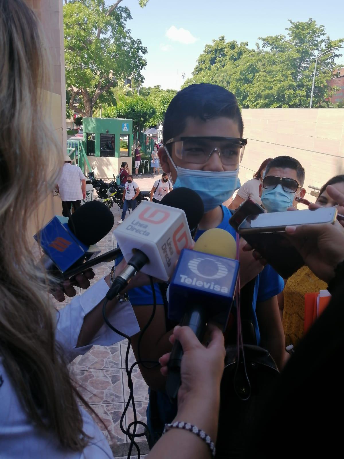 $!Diego Antonio, adolescente de 13 años que recibió la vacuna de Pfizer contra Covid-19
