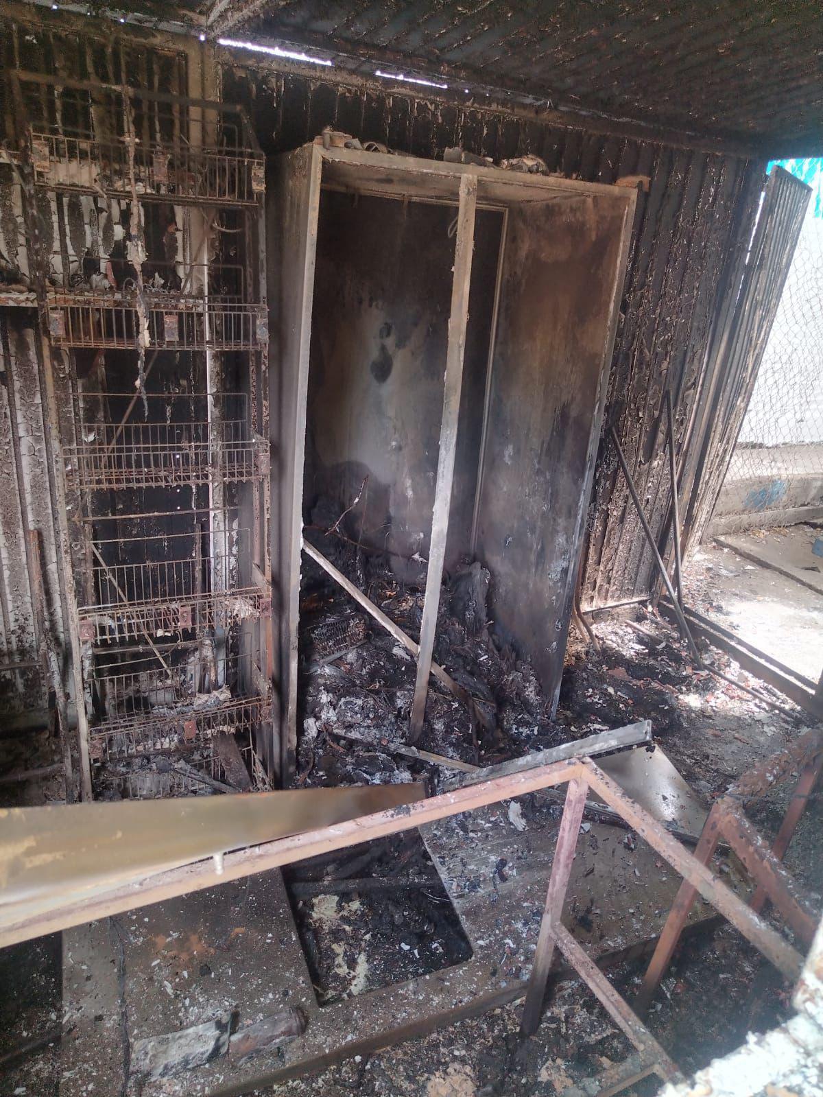 $!Denuncian robo e incendio de tiendita escolar en primaria de Culiacán