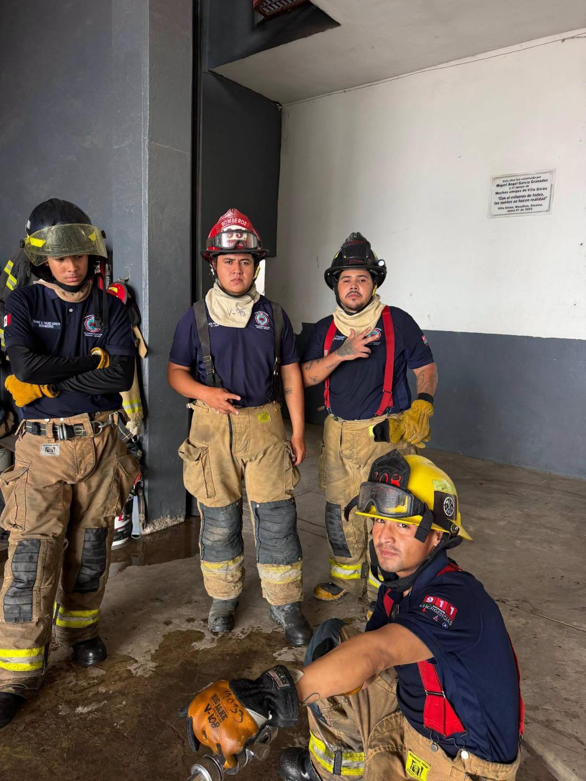 $!Reciben capacitación Bomberos Veteranos de Villa Unión para brindar mejor servicio