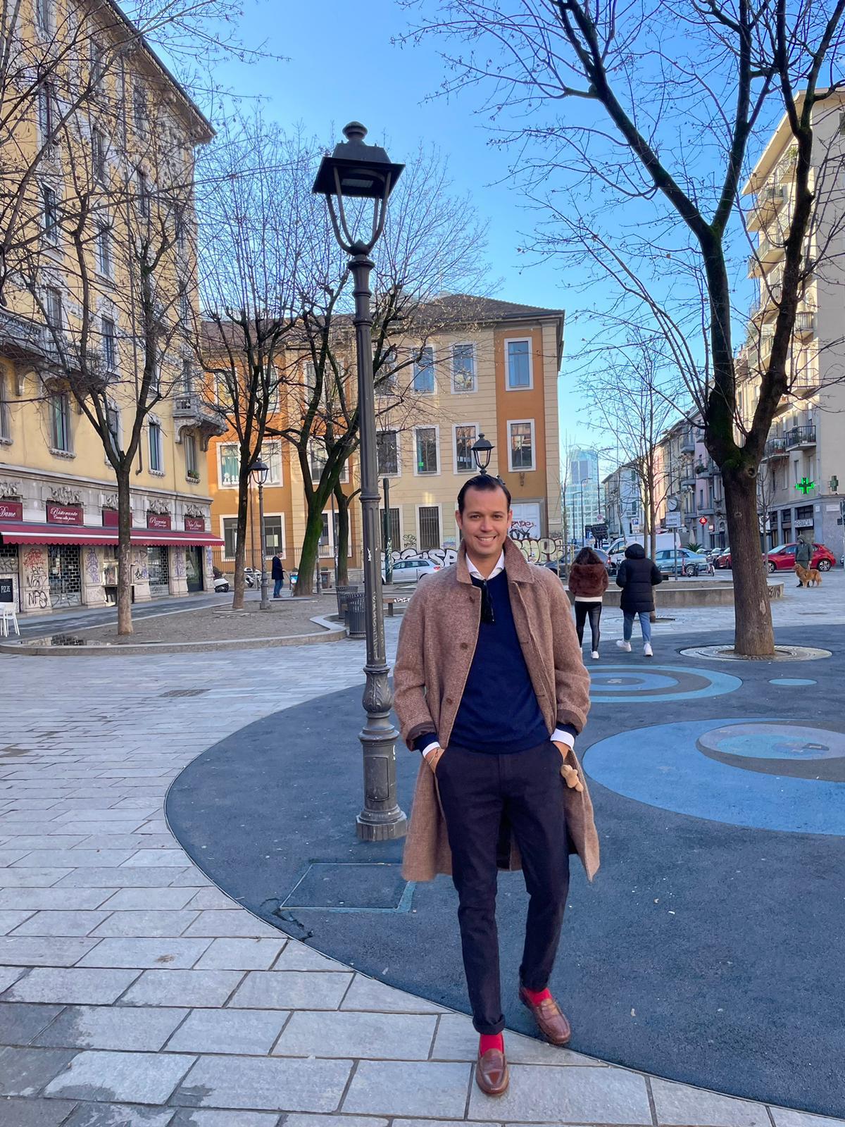 $!Andrés Romo es originario de Escuinapa y radica en Italia.