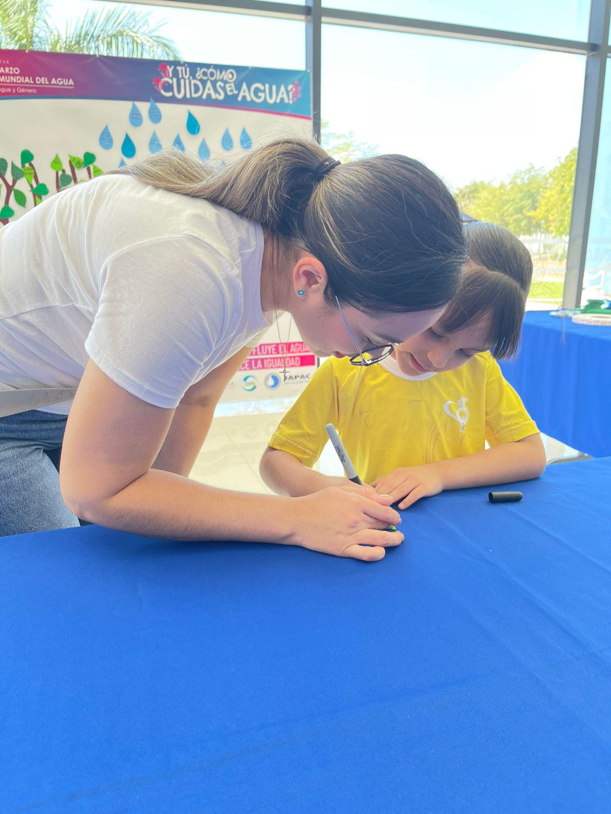$!Impulsa Japac cultura del agua en niños y niñas con dinámica artística