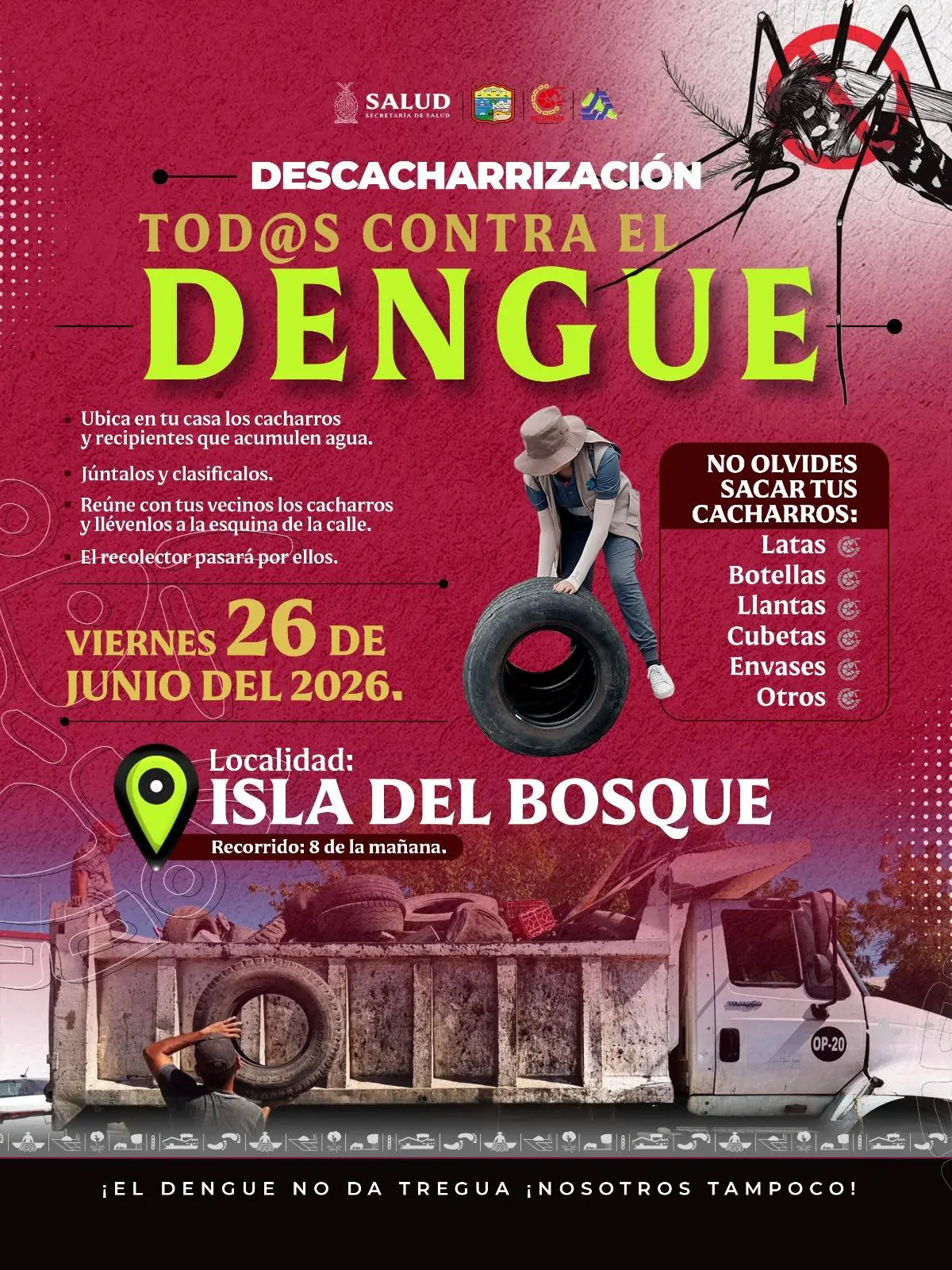 $!Hasta el momento, Escuinapa no ha presentado casos de dengue: Salud