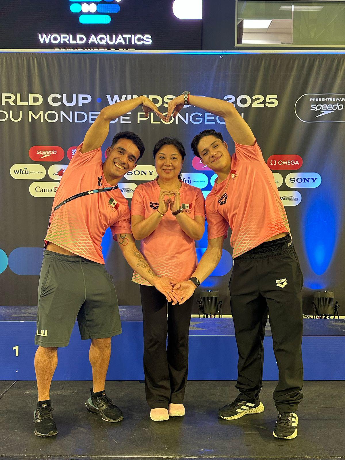 $!México gana medalla de plata en la Copa del Mundo de Clavados en Canadá