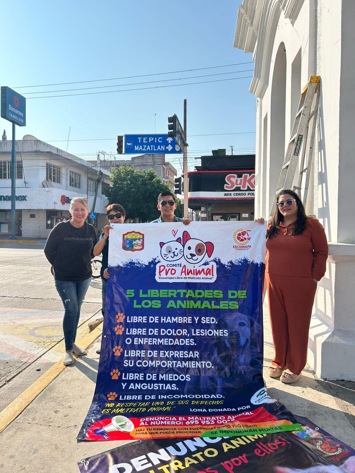 $!Escuinapa refuerza protección animal con charlas, comité y línea de denuncias