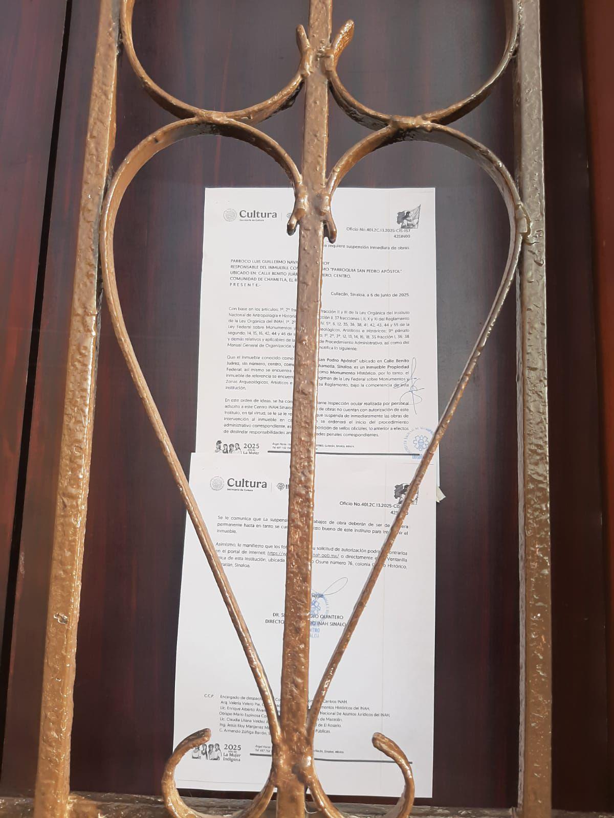 $!Suspende INAH construcción de reloj monumental en Chametla