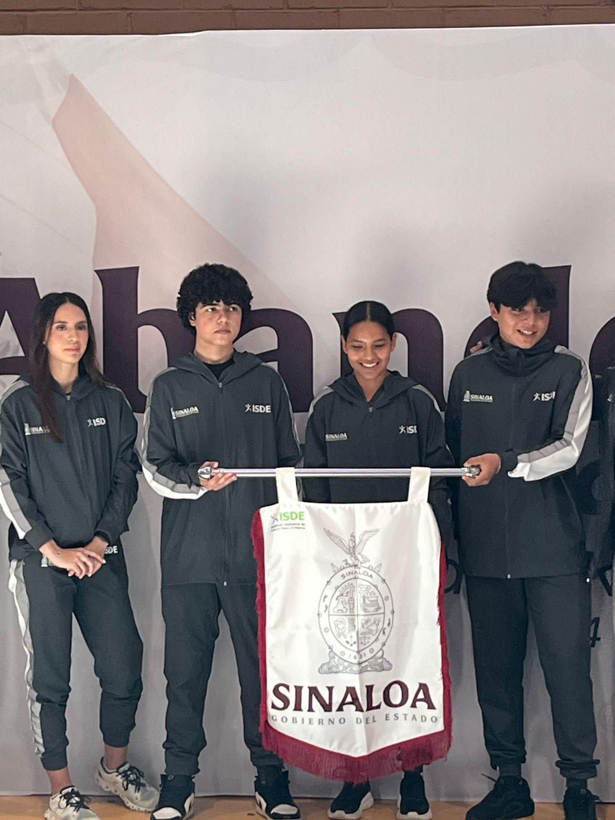 $!Abanderan a delegación de Sinaloa para la Olimpiada Nacional Conade 2026